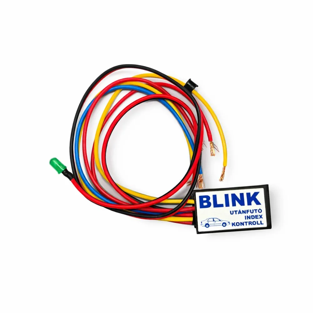 Utánfutó visszajelző index kontrol, LED-el, Blink Iker, 2 körös