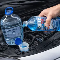 Szélvédőmosó koncentrátum téli, jégoldó utántöltő -70°C 1 liter Brill