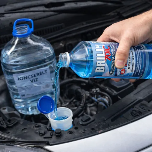Szélvédőmosó koncentrátum téli, jégoldó utántöltő -70°C 1 liter Brill