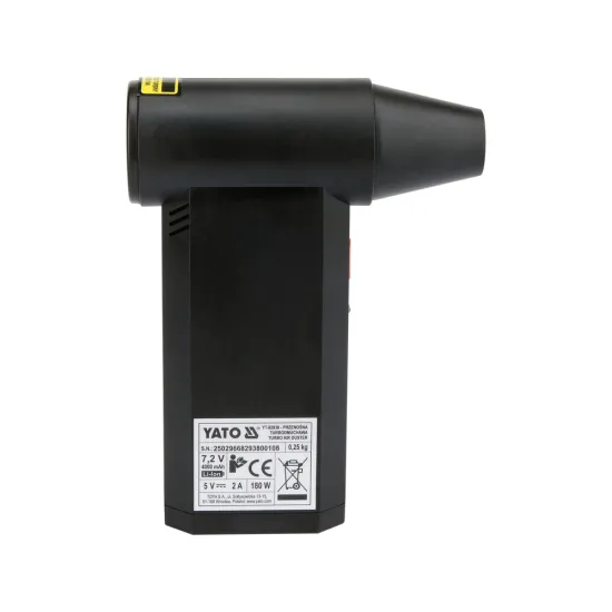 Légseprű ventilátor, akkumulátoros 135000 RPM, Yato YT-82938