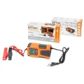 Autó és motorkerékpár akkumulátor töltő 6/12V/2A Smart AM2874
