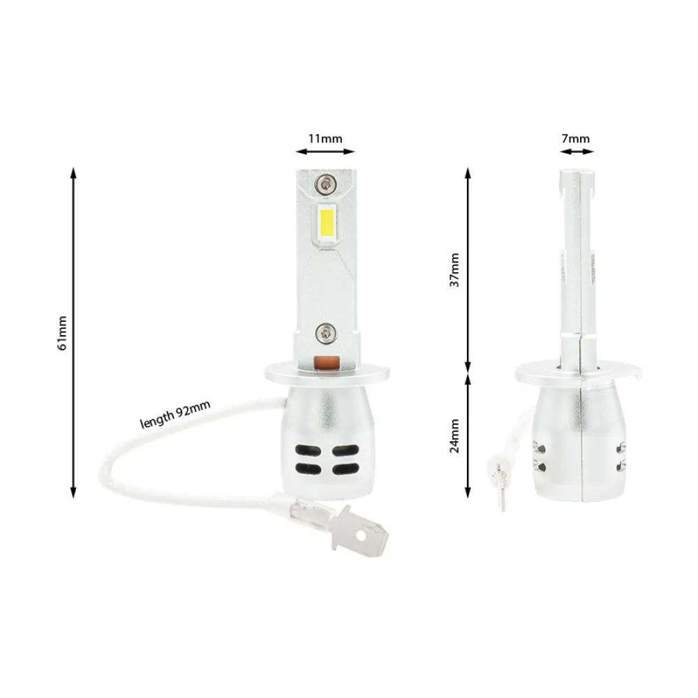 LED H1/12V/40W Cool White 6000K, 3800lm, AM2713