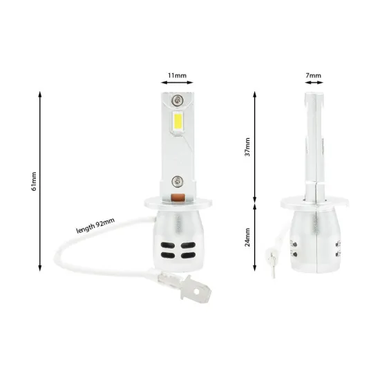 LED H1/12V/40W Cool White 6000K, 3800lm, AM2713