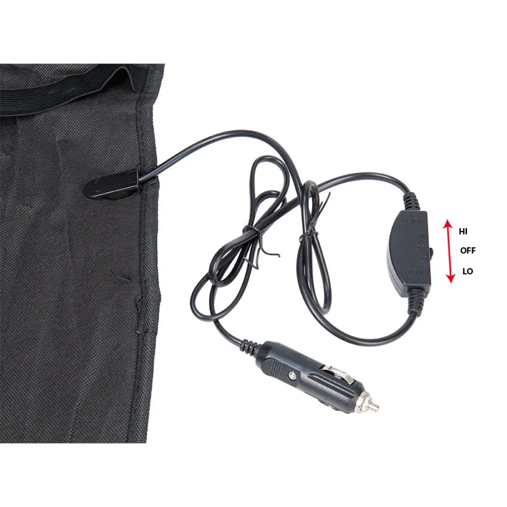 Fűthető ülésvédő 12V/35W magasított támlával AM2621