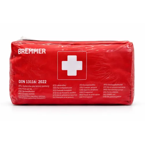 Elsősegély tasak (B) kategóriás EU szabványos 93/42/EHS