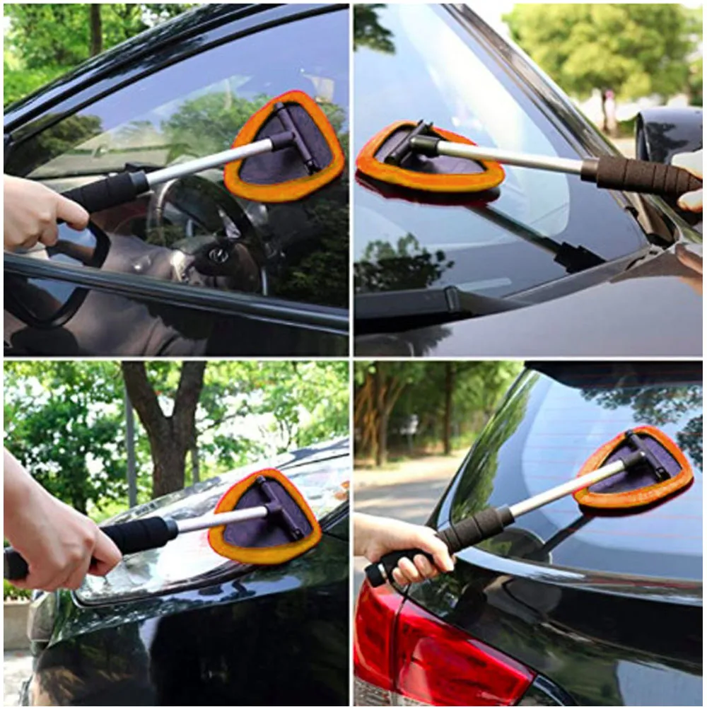 Teleszkópos szélvédő tisztító cserélhető kendővel 23 - 47 cm-ig, Autolife 09019