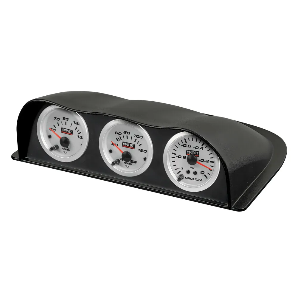 Műszertartó ház (konzol) 3-as, 52 mm-es műszerekhez, Lampa 10066