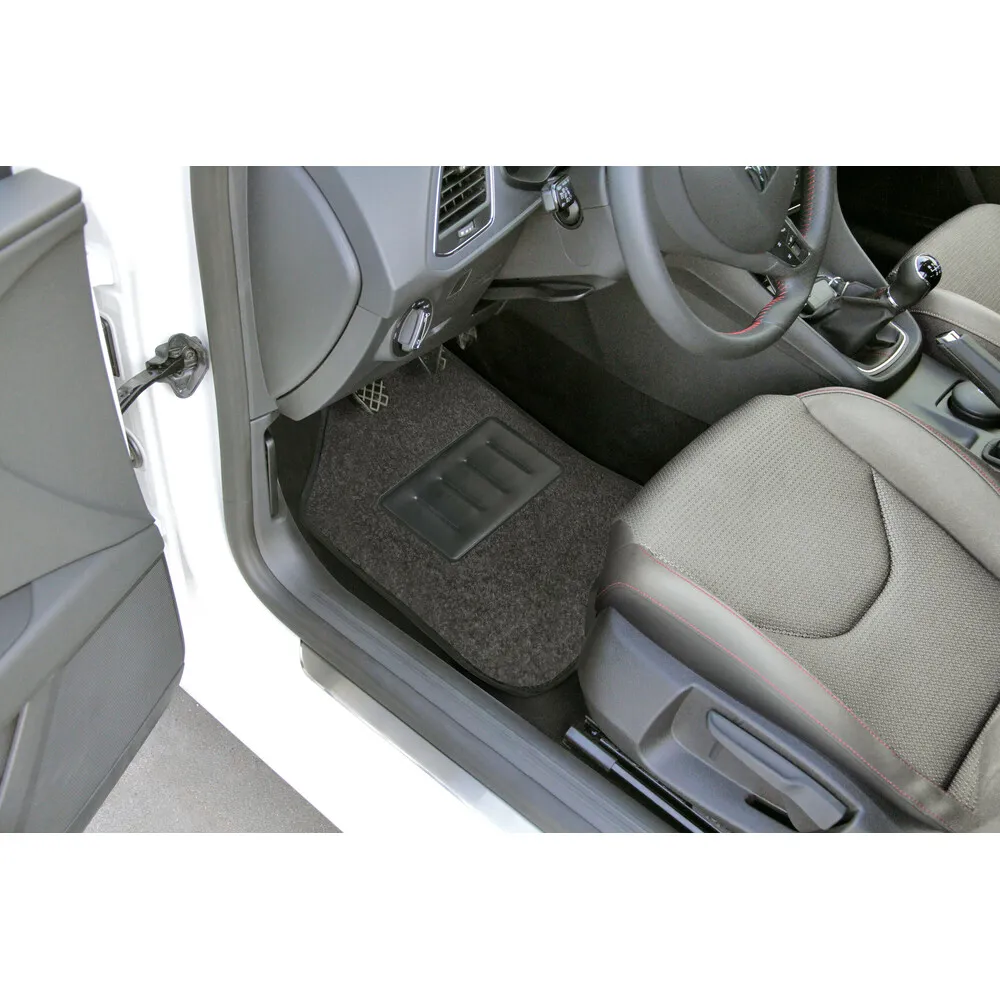 Textilszőnyeg, fekete, univerzális, 4db-os, Lampa Roki Gran Pree