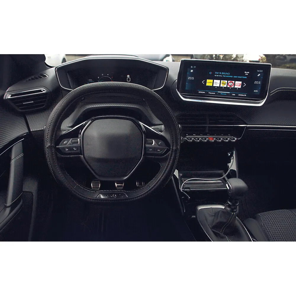 Kormányvédő, fekete, skeentex, Peugeot 2019 -től, Lampa Club Sport Skeentex