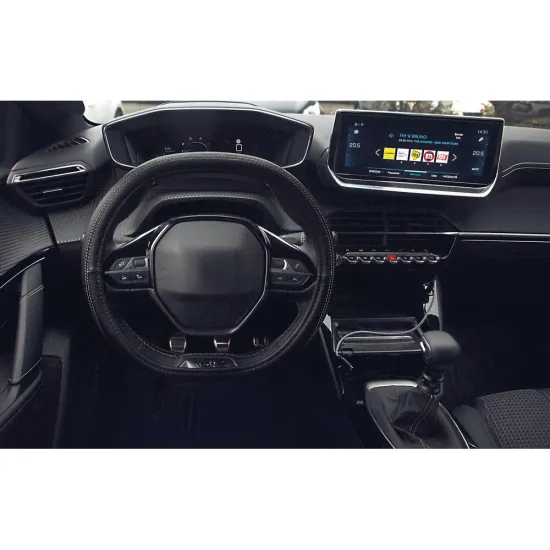 Kormányvédő, fekete, skeentex, Peugeot 2019 -től, Lampa Club Sport Skeentex