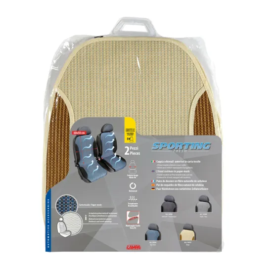 Ülésvédő, bézs, prémium 2db első ülésre Lampa 54507 Ülésvédő, bézs, prémium 2db első ülésre Lampa 54507