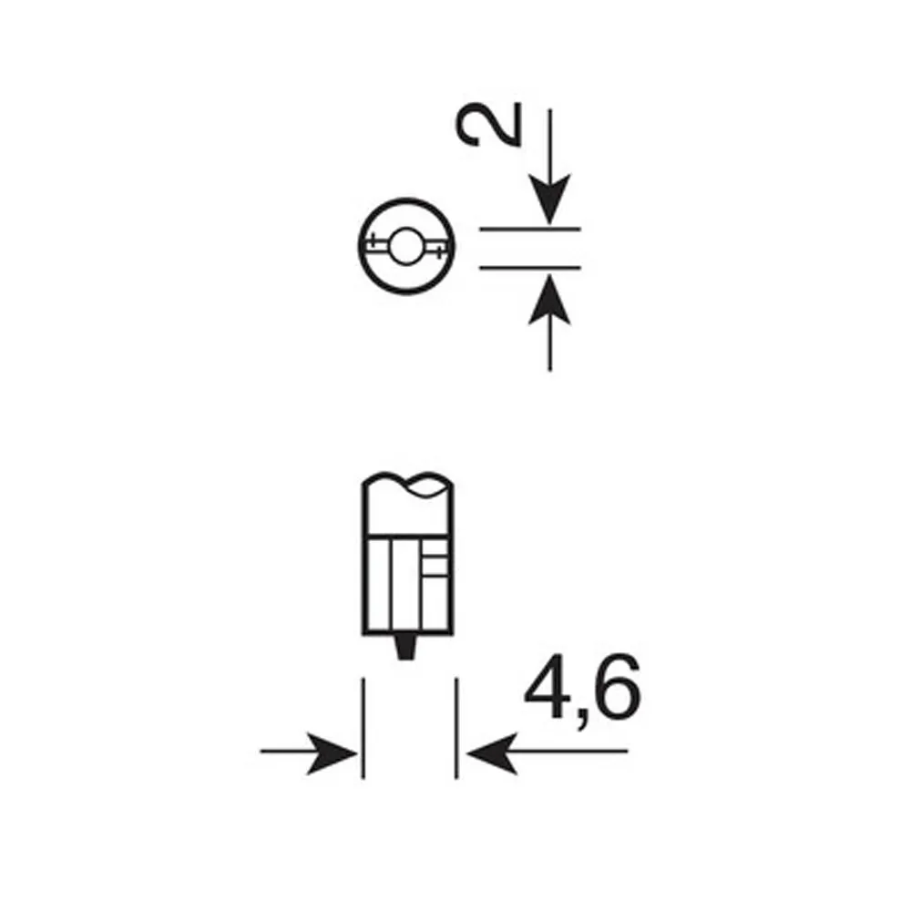 LED T3 12V 5db/csomag Lampa 58489