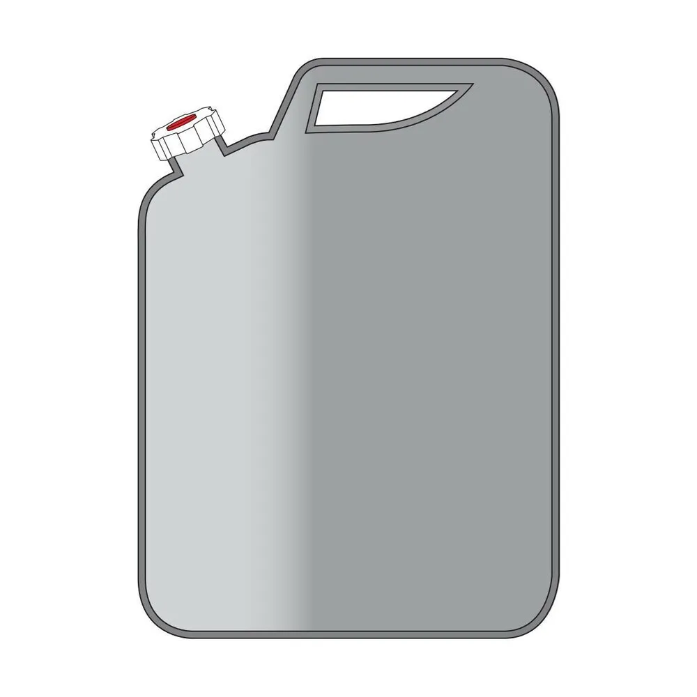 Üzemanyagkanna, fém (marmon), 20 liter, piros, Lampa 67004