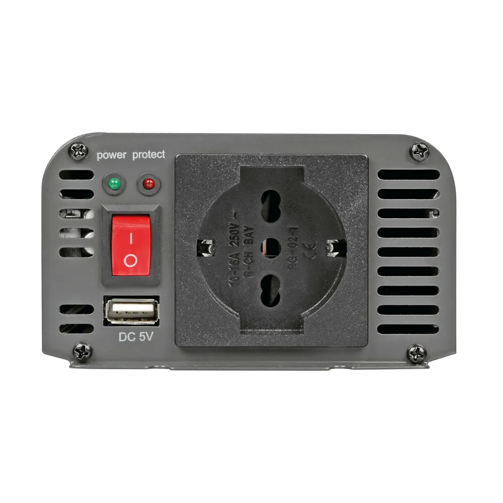 Feszültség átalakító szinuszhullámú inverter,  12V > 230V, 300/600W, Lampa PSW300