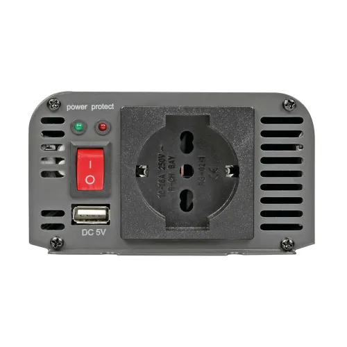 Feszültség átalakító szinuszhullámú inverter,  12V > 230V, 300/600W, Lampa PSW300