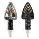Motoros Index lámpa karbon mintával HY21W párban Lampa 90066 Motoros Index lámpa karbon mintával HY21W párban Lampa 90066