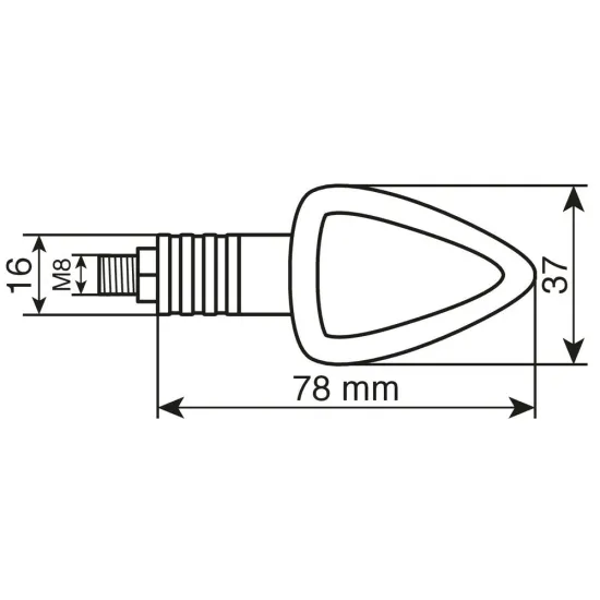 Motoros Index lámpa karbon mintával HY21W párban Lampa 90066 Motoros Index lámpa karbon mintával HY21W párban Lampa 90066