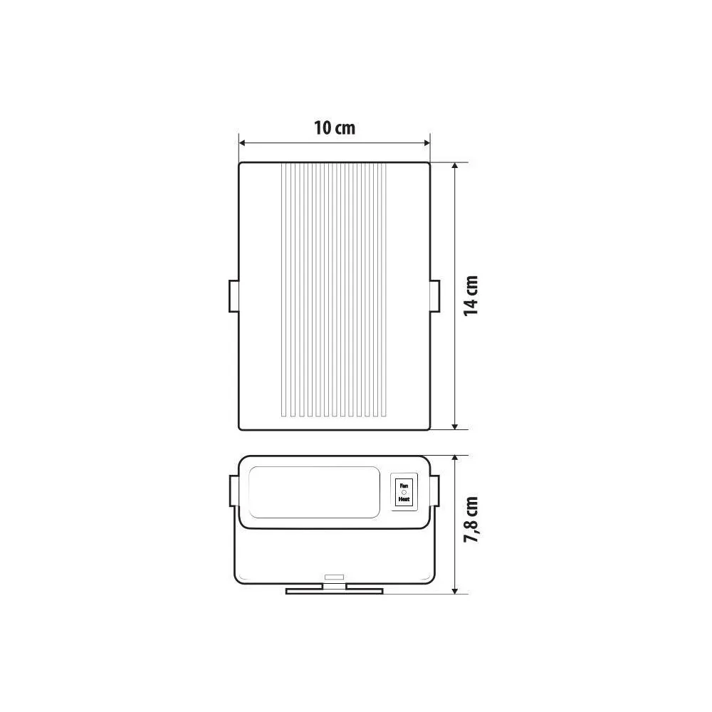 Fűtő-hűtő ventilátor páramentesítésre kamionba, teherautóba 24V / 150W Lampa Heater & Fan