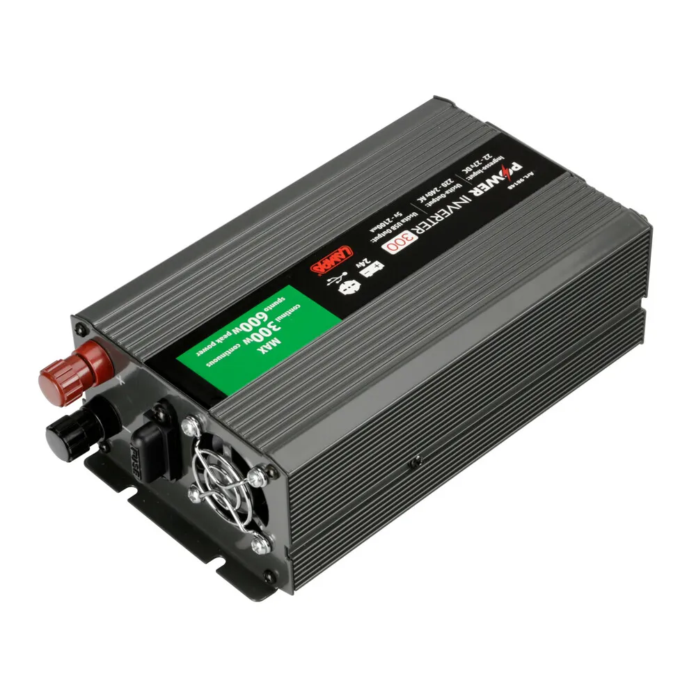 Feszültség átalakító inverter (kamionos) 24V DC - 220 V AC 300 Watt, Lampa 98148