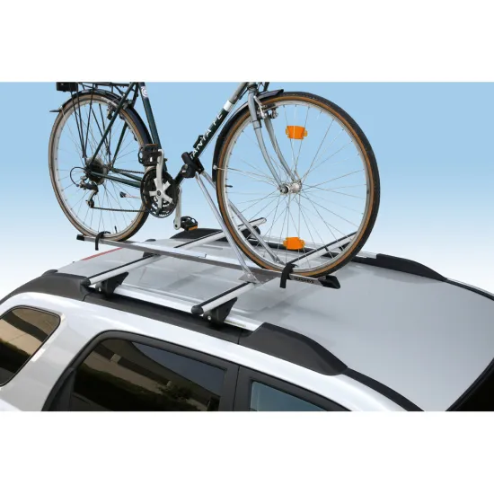 Kerékpártartó tetőcsomagtartóra, szürke (acél), zárható, Nordrive, Bike-One Kerékpártartó tetőcsomagtartóra, szürke (acél), zárható, Nordrive, Bike-One