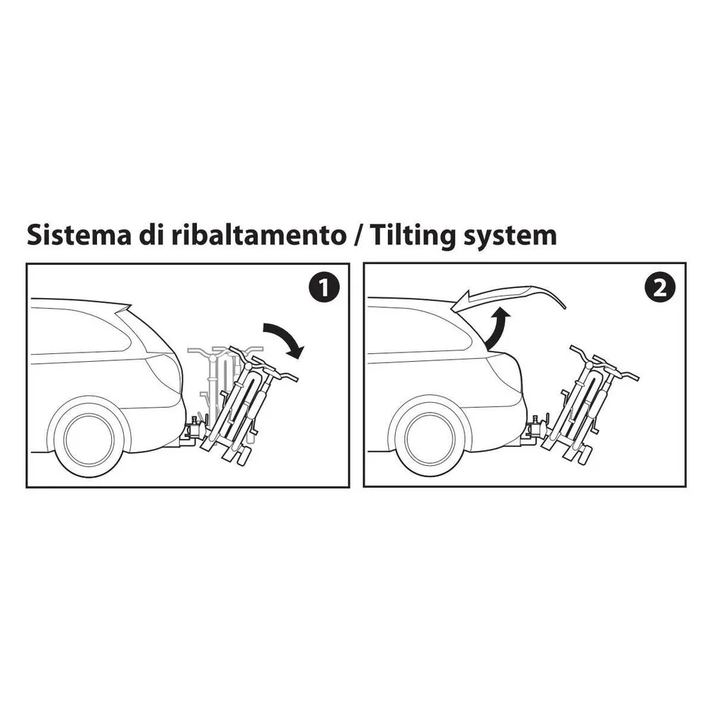 Kerékpártartó vonóhorogra, 3db kerékpárhoz, Lampa Nordrive Wave 3