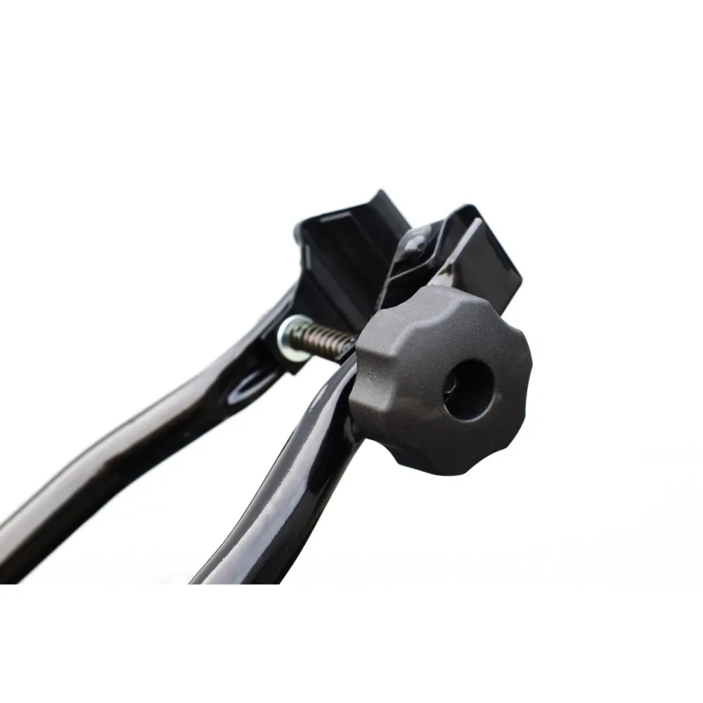 Kerékpártartó tetőcsomagtartóra, fém, 1db kerékpárhoz, AMIO RBR-01