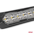 Villogófény, narancssárga 2 funkciós 6 LED-es 12/24V AMIO 03930