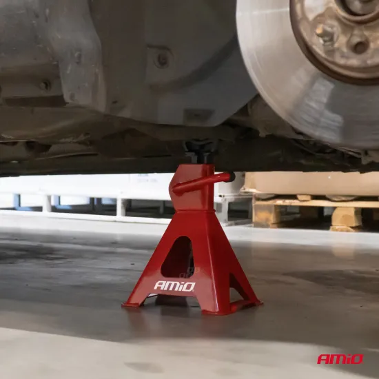 Autómegtámasztó, fogasléces emelő bak 2db 6T 360 - 585 mm, Amio 04189