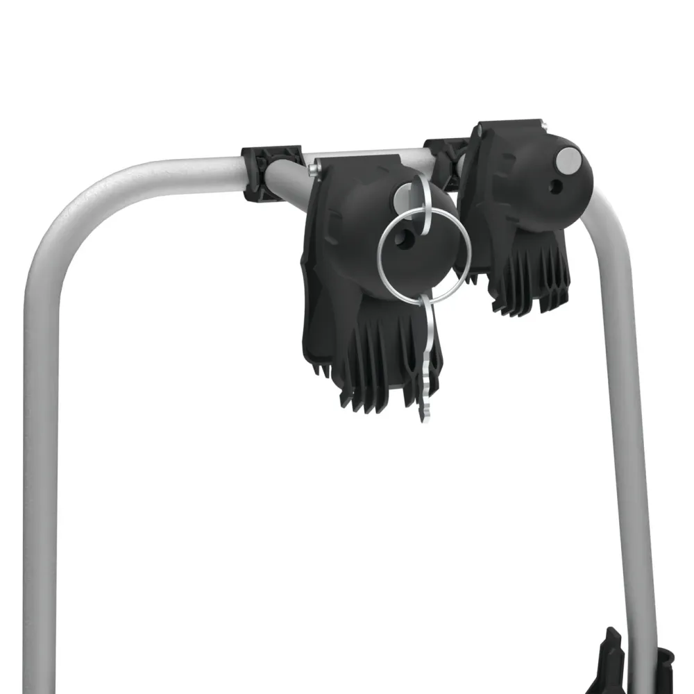 Kerékpártartó vonóhorogra, 2db kerékpárhoz (E-Bike is), zárható HAKR Trip 2 Top Plus Elektro