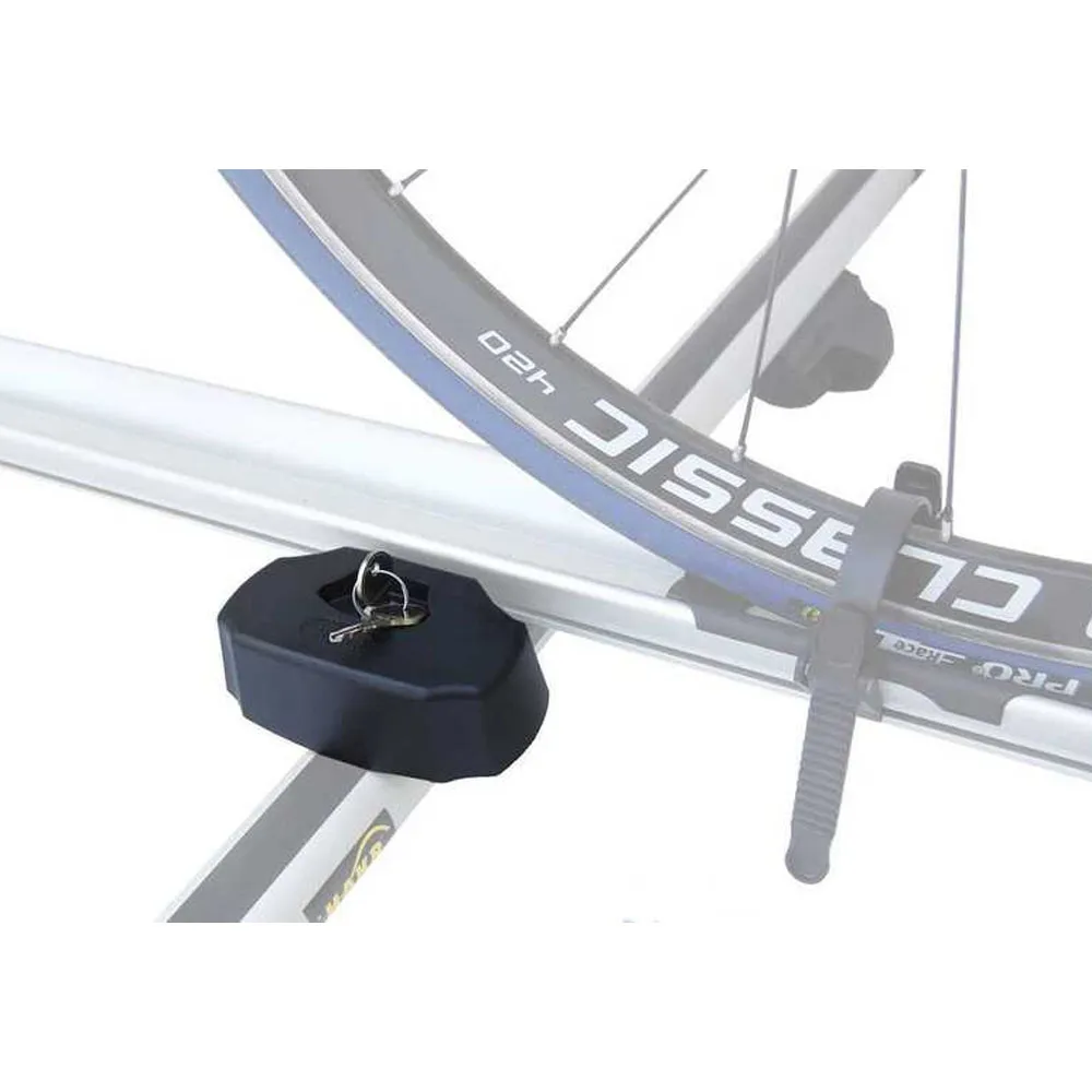 Kerékpártartó tetőcsomagtartóra, fekete, 1db kerékpárhoz, Hakr Speed Alumínium