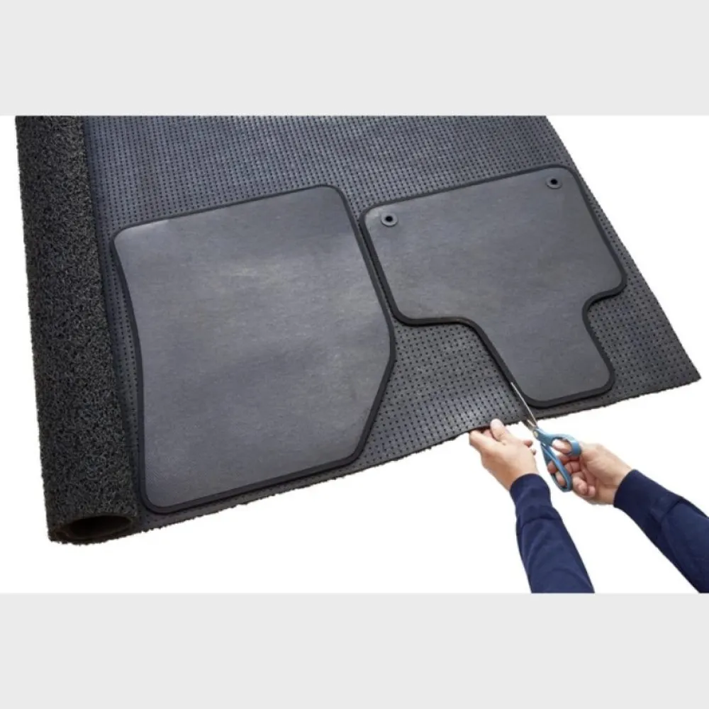 Vágható könnyen tisztítható gumiszőnyeg 100 x 120 cm, Mottez Spaghetti Noodle