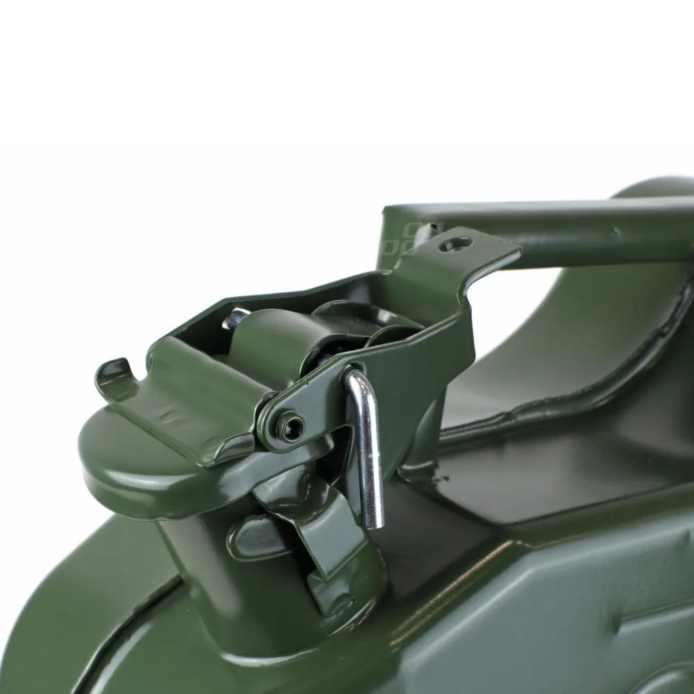 Üzemanyagkanna (marmon), fém, khaki, 10 liter