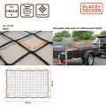 Csomagrögzítő, utánfutó háló 160 x 250 cm, Black & Decker