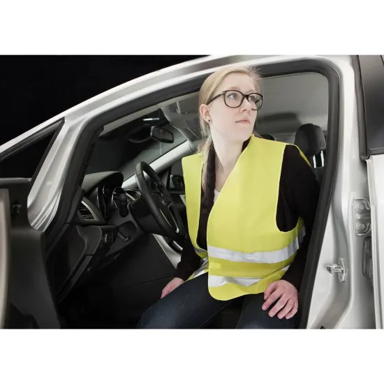 Láthatósági biztonsági mellény készlet, atószőnyeg alá Carpoint LifeHammer Safety Vest