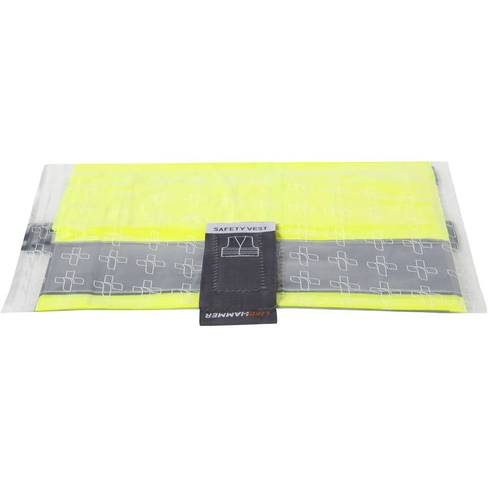 Láthatósági biztonsági mellény készlet, atószőnyeg alá Carpoint LifeHammer Safety Vest