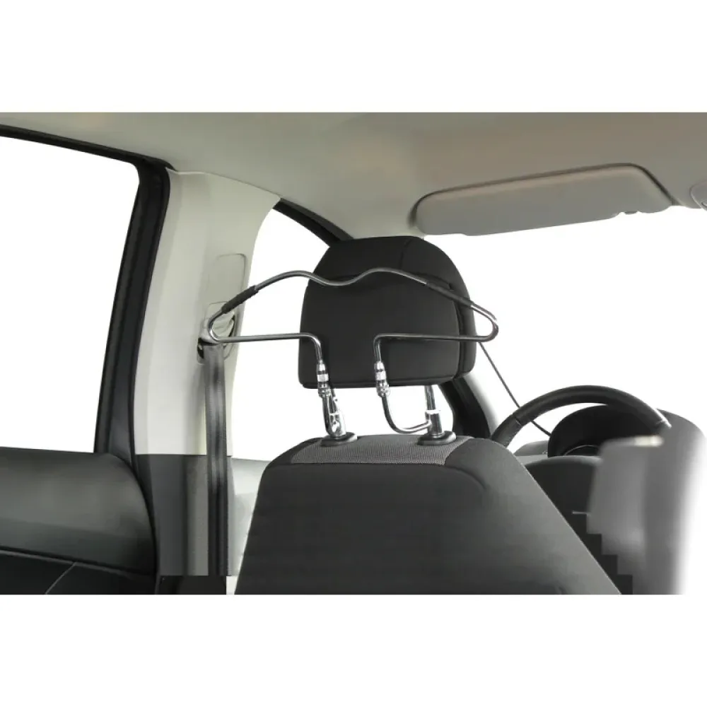 Vállfa autóba, fejtámlára, 5db adapterrel, Caproint