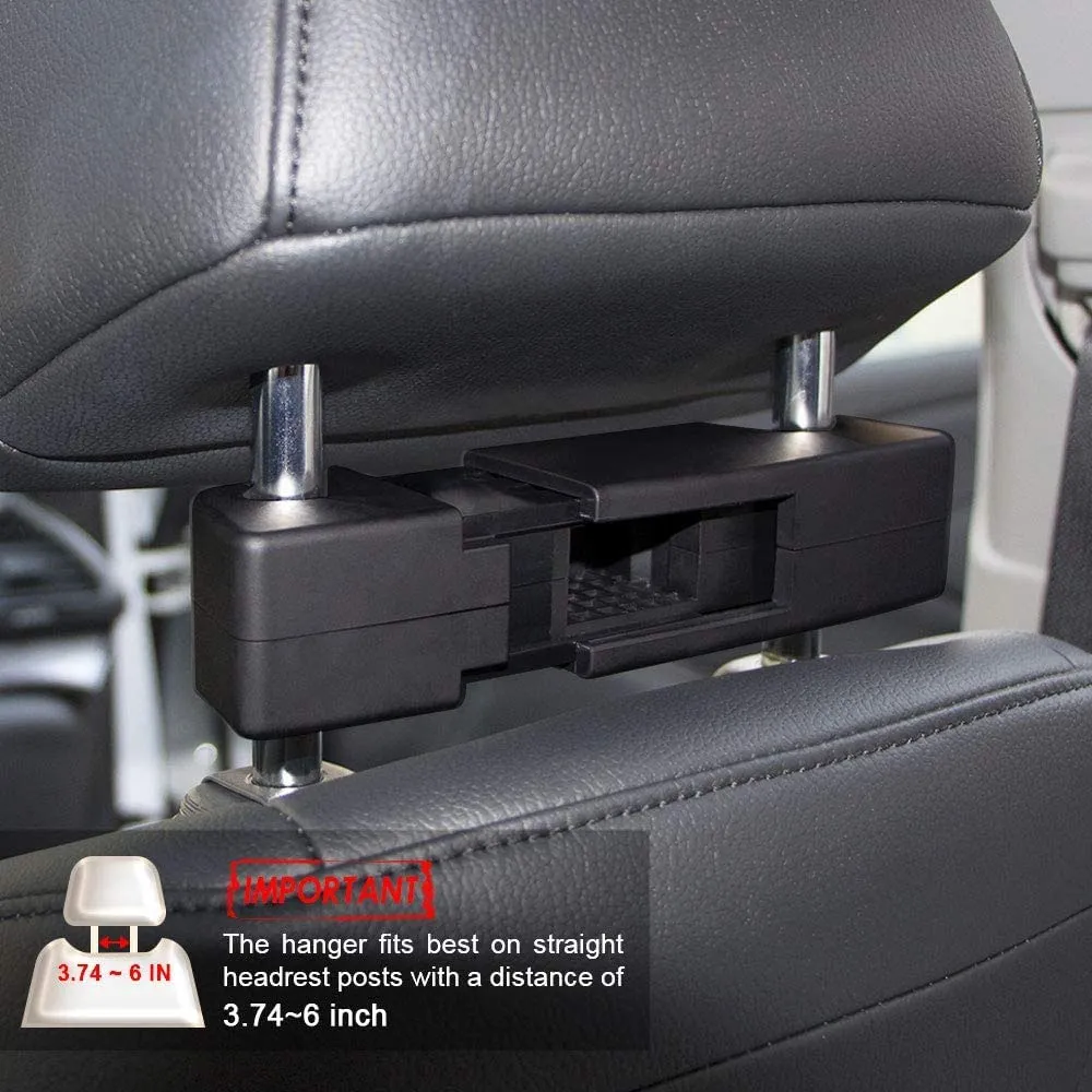 Vállfa autóba fejtámlára, akasztóval, Carpoint