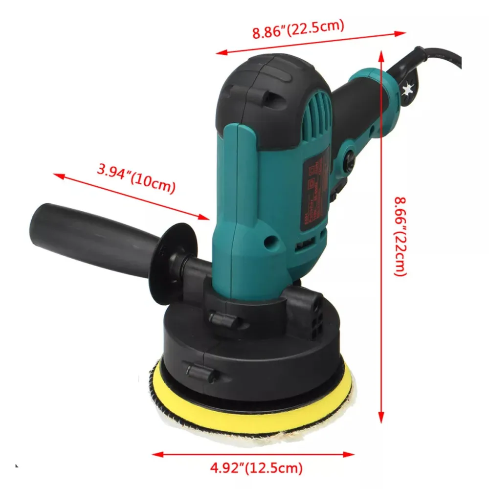 Polírozógép 230V / 700 Watt, 125 mm, 600-3700 fordulat/perc AFHM