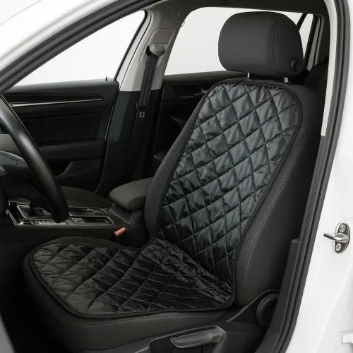 Fűthető ülésvédő 12V / 35W, fekete, steppelt mintával Maxspeed WY9504