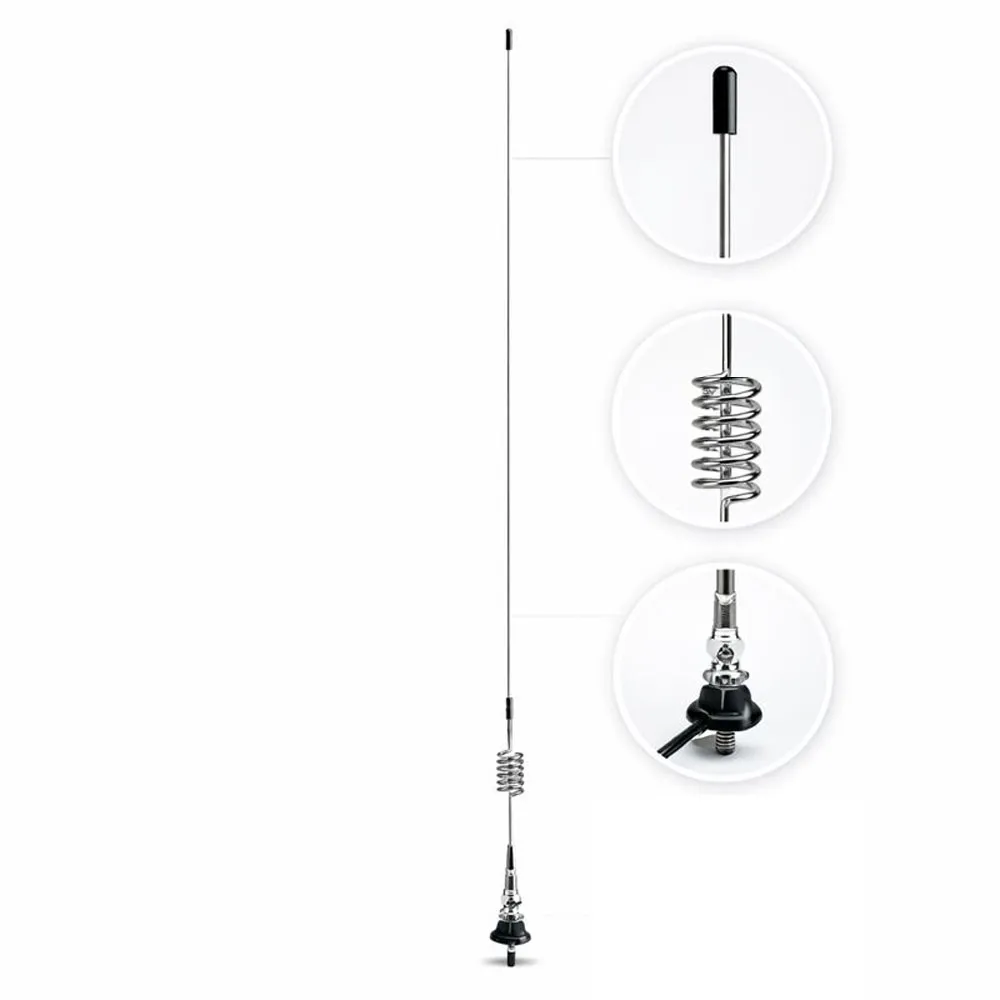 Antenna, tetőre, krómozott 80cm AFHM