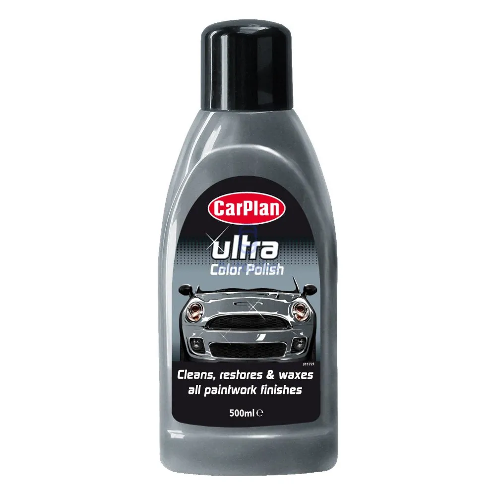 Autó színpolír, ezüst színű 500 ml CarPlan Ultra Color Polish Silver