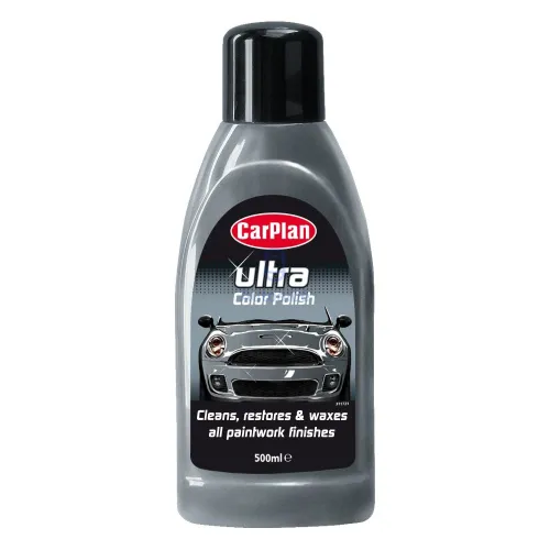 Autó színpolír, ezüst színű 500 ml CarPlan Ultra Color Polish Silver