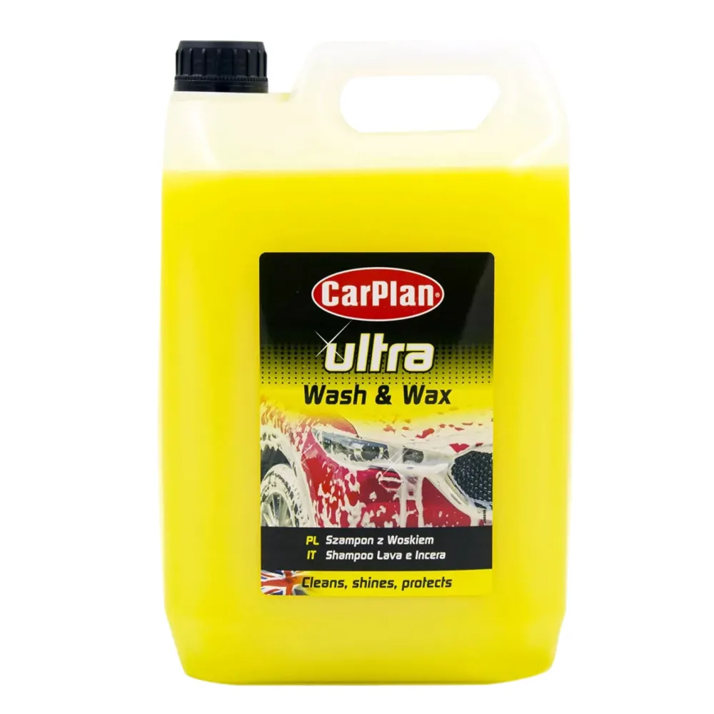 Autósampon, viaszos 5 liter, CarPlan Ultra Wash & Wax 