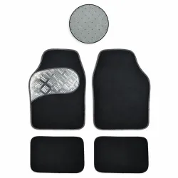 Autószőnyeg 4db-os univerzális garnitúra fém betéttel, JBM 52534