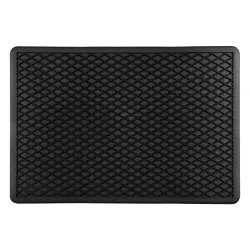 Autószőnyeg, darabos, , PVC, fekete, 52 x 35 cm, Lampa Gran Pree Rombo
