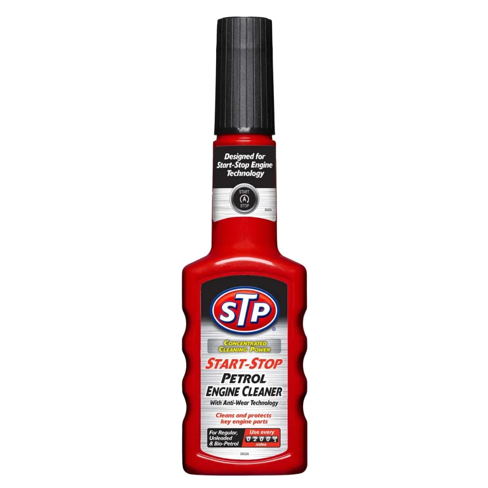 Benzin motortisztító üzemanyagadalék 200 ml, STP Start-Stop Petrol Cleaner