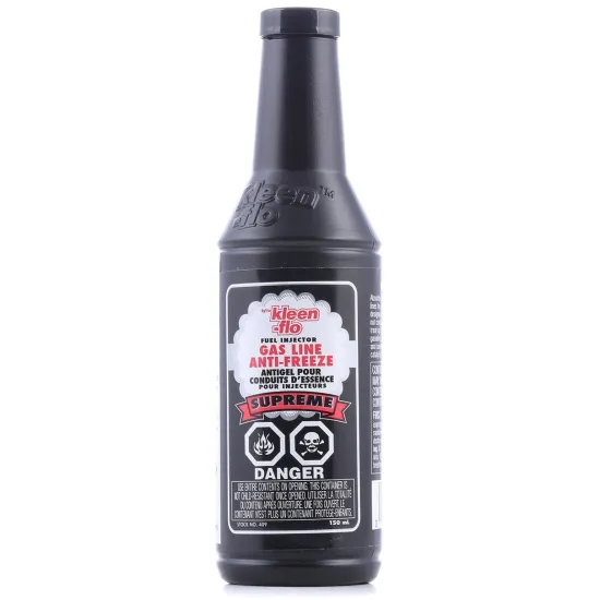 Benzin téli vízmentesítő üzemanyagadalék, 150 ml Kleen-flo 409 Gas Line Anti-Freeze (Supreme)