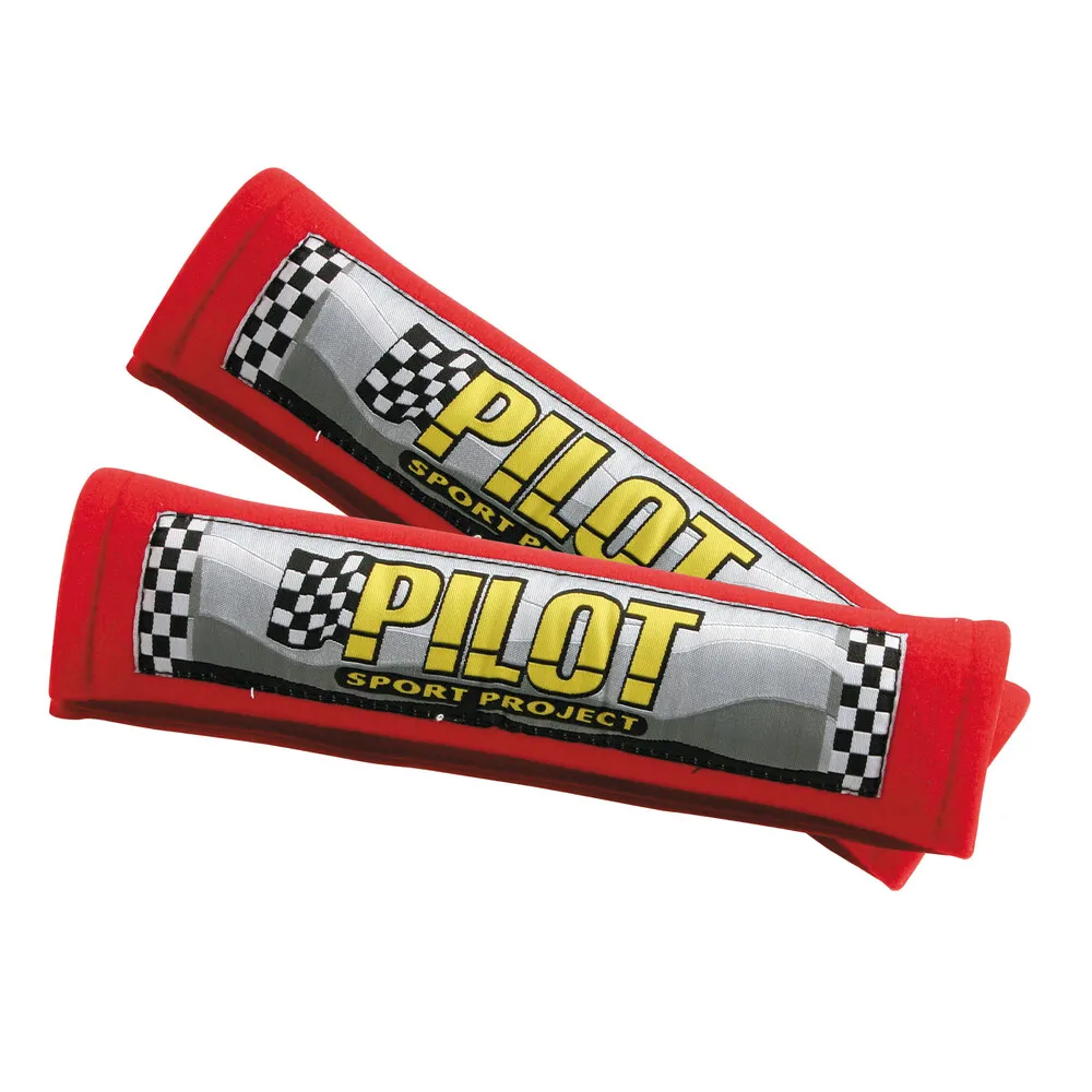 Biztonsági öv párna, piros 2db-os, Lampa Pilot