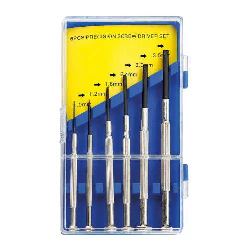 Csavarhúzó készlet, órás, műszerész 6 db-os Lampa 65993