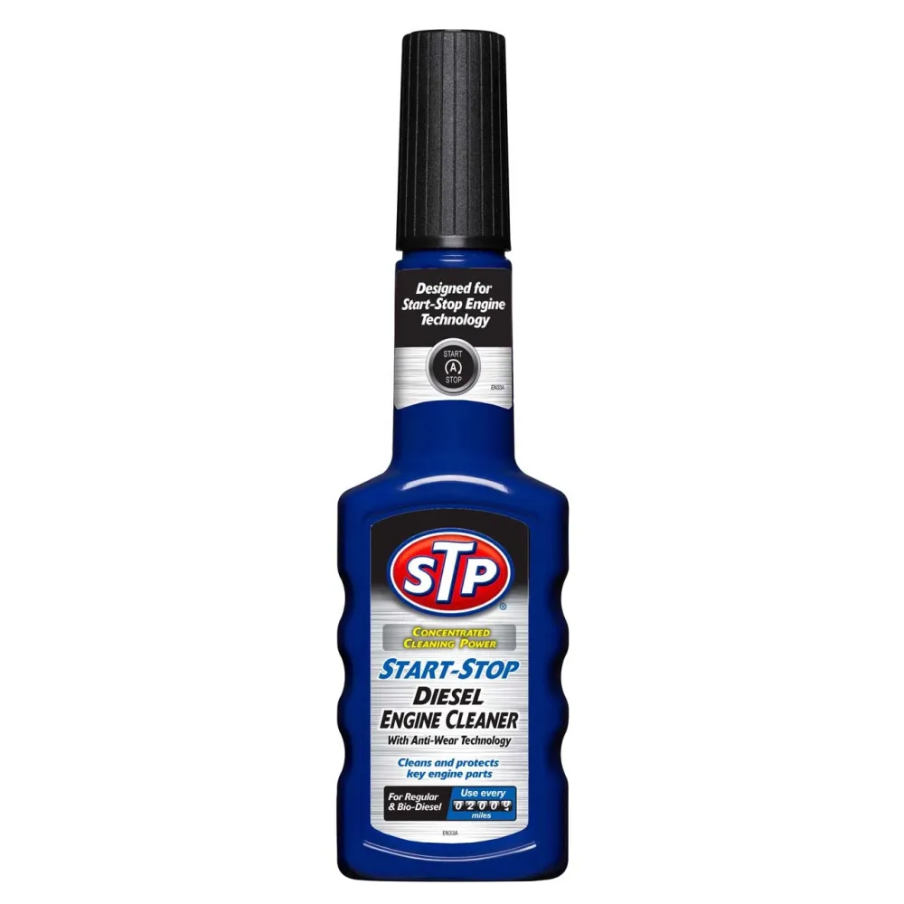 Diesel motortisztító üzemanyagadalék, 200 ml, STP Start-Stop Diesel Engine Cleaner